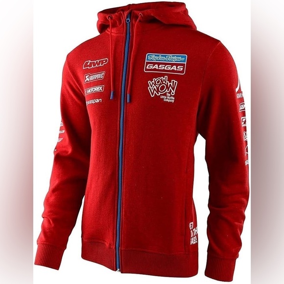 Troy Lee Designs Tops - Troy Lee Designs GasGas Team Zip Hoodie
